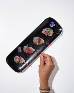BOUCHÉES FROIDES – 12 Gravlax de Flétan